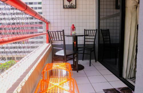 Apartamento com Varanda vista mar, Max 4 Pessoas - Foto 40