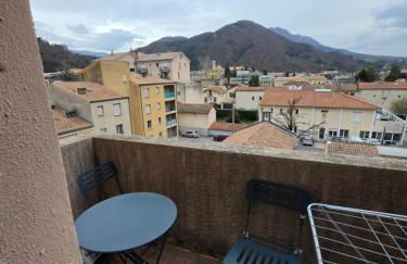 Studio avec balcon et vue panoramique sur le Cousson proche Thermes - Foto 18