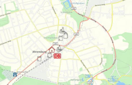 have-a-nice-Stay - nahe Bahnhof - 20 Minuten nach Hamburg - trotzdem ruhig gelegen - 6 Minuten zu Fuß ins Zentrum Ahrensburg - modern eingerichtet - Foto 5