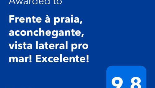 Apto frente à praia, aconchegante, vista lateral pro mar! - Foto 2