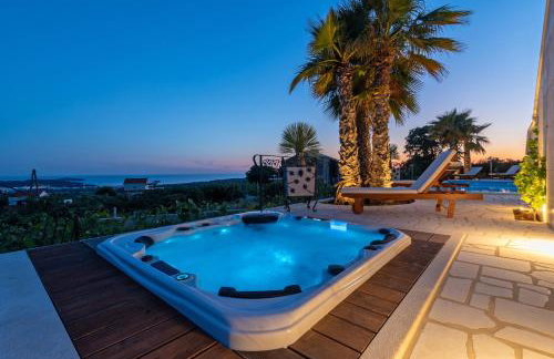 Luxury Stone Villa Smokvica, Heated Pool, Sauna, Jacuzzi, Sea View - Photo 3