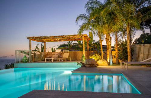 Villa Michaela con piscina privata e vista mare - Foto 14