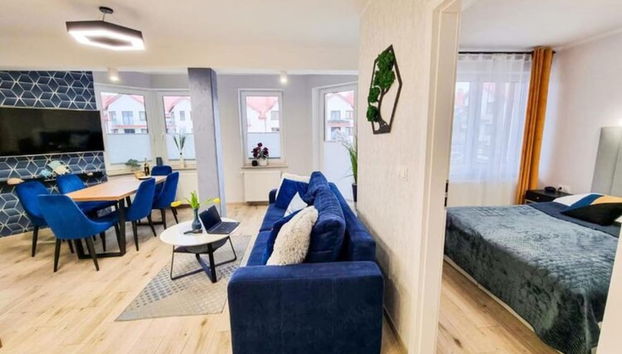 Unique Apartment With a Balcony in Darlowko - Foto 4, Habitación