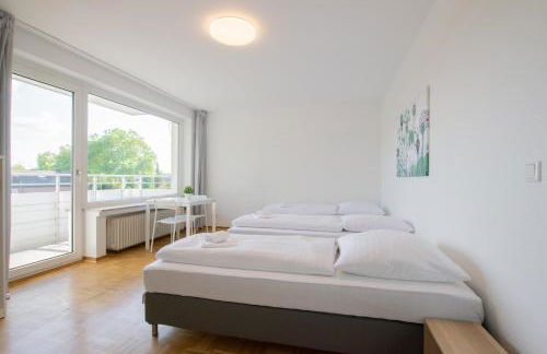 Tolstov Apartments - 1 or 3 Room Apartments with Balcony - 20 Min Messe DUS & Airport DUS - Foto 28
