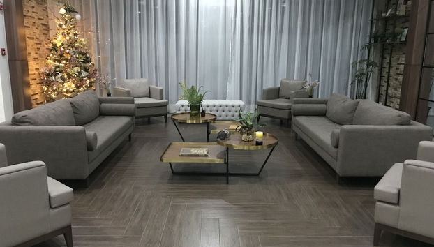 Zona de estar del vestíbulo