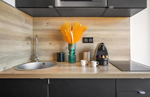 Nuit D'Ambre Port Nature - studio cosy - parking - climatisation - Village Naturiste - Foto 9