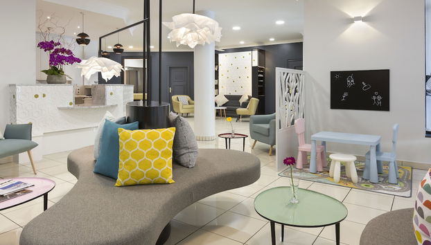 Zona de estar del vestíbulo