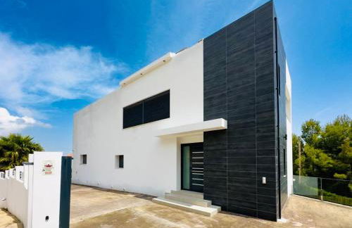 Calpe villa lujo playa piscina jardin barbacoa ideal familias y grupos - Foto 27