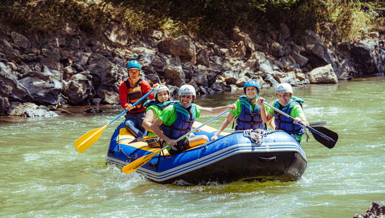 Rafting sul fiume Fonce