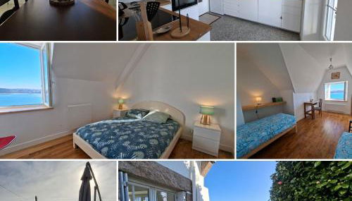 Maison Familiale Locquirec -Vue Mer - 6 chambres - 11personnes - Bretagne - Finistère Nord - Photo 2, Garden, Garden view