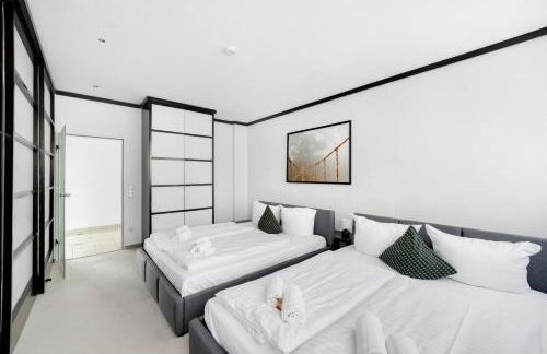 Penthouse 232QM, 12 Personen, Whirlpool, Terrasse, Parkplatz 25min bis Düsseldorf Messe - Foto 9