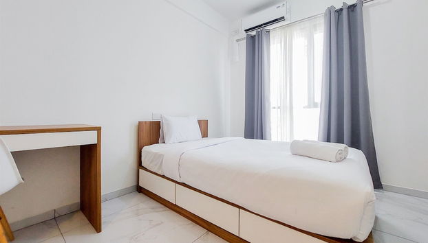 Minimalist And High Floor Studio At Sky House Alam Sutera Apartment - Foto 3, Habitación