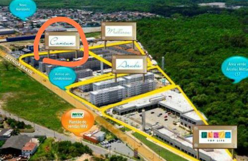 Apartamento com 2 quartos mobiliado, em ótima localização ao lado do shopping e perto de transportes públicos e perto de praias - Foto 2