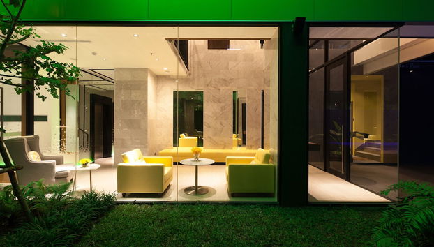 Zona de estar del vestíbulo