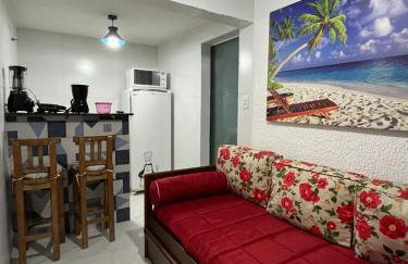 flat aconchegante com cozinha, área e churrasqueira - Foto 1