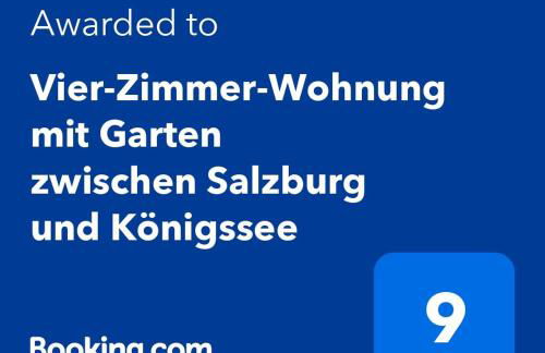 Vier-Zimmer-Wohnung mit Garten zwischen Salzburg und Königssee - Foto 3