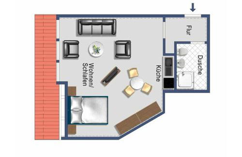 Hof Esterau - Appartment blau-grün - Foto 10