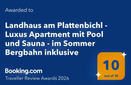Landhaus am Plattenbichl - Luxus Apartment mit Pool und Sauna - im Sommer Bergbahn inklusive - Photo 28