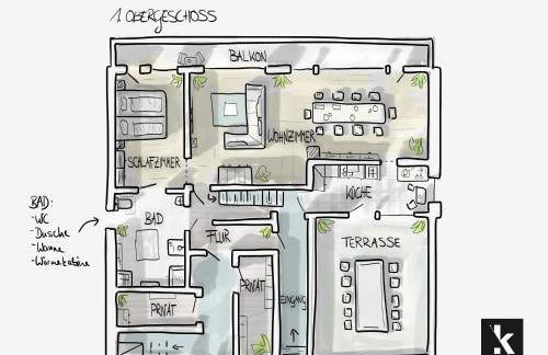 Ferienwohnung Falkenblick OG im FH Falkenhöhe - Foto 31