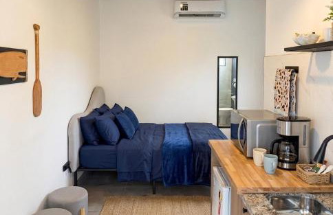 Onda Studios & Pousada - Ar condicionado e Cozinha Praia da Enseada Bertioga - Foto 19