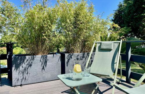 Scorfel Lodge, Northwood, Bain nordique, terrasse - Foto 9