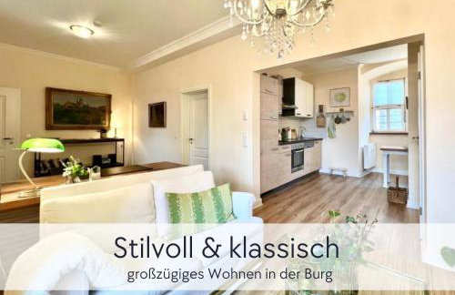 ALTE FÖRSTEREI - Altstadtwohnung mit Stil & Aufzug - in der Hinterburg Schlitz - mit Garten, Parkplatz & E-Ladestation - Hunde willkommen - Fulda, Bad Hersfeld, Alsfeld in 25 km Entfernung - Foto 3