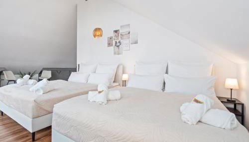 flair Apartment Stadtoase Fulda I private Sauna & Whirlpool I Balkon I 2x Parken I Kaffee I Highspeed WLAN I Disney plus - Foto 1, towels