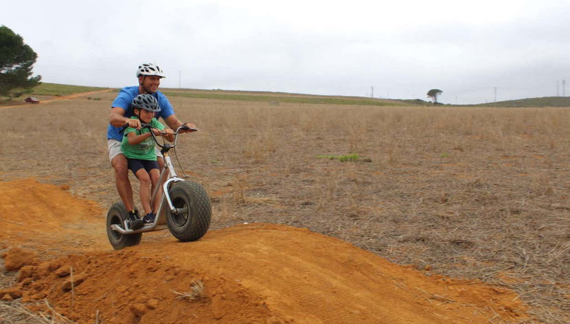 Durante il tour in monopattino a Stellenbosch