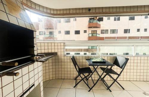 Onda76 Ap temporada Praia Grande Beira Mar churrasqueira carvão - Foto 7