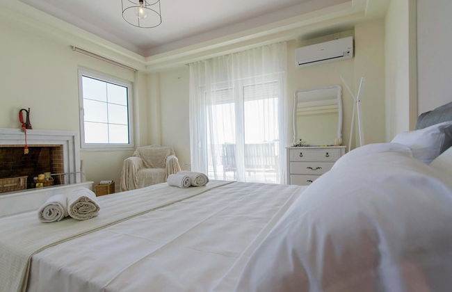 Infinity Pool Villa With Sea Views Near Rethymno City & Beach and Shaded BBQ - Foto 6