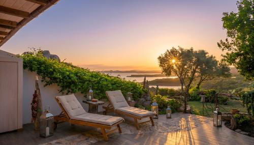 Villa Asfodelo a Valle Dell' Erica - Photo 2, Garden, sunbed, Garden view