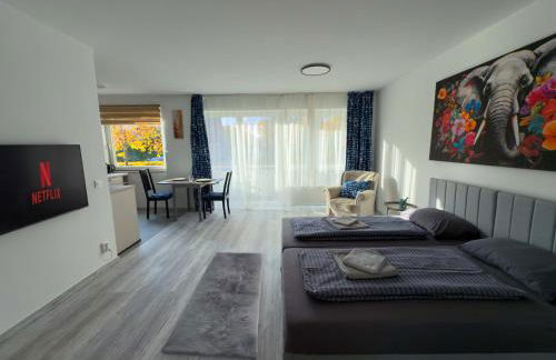 Ruhiges saniertes Apartment bei Hamburg Parkplatz Balkon WLAN - Foto 15