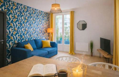 White House - THE SUNNY avec TERRASSE et PARKING privé - 20 min CENTRE - Foto 1