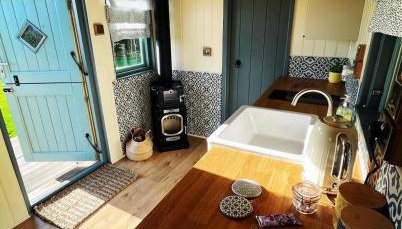 Cornwall Shepherds Hut - Hot Tub & Cosy Log Burner - Foto 4
