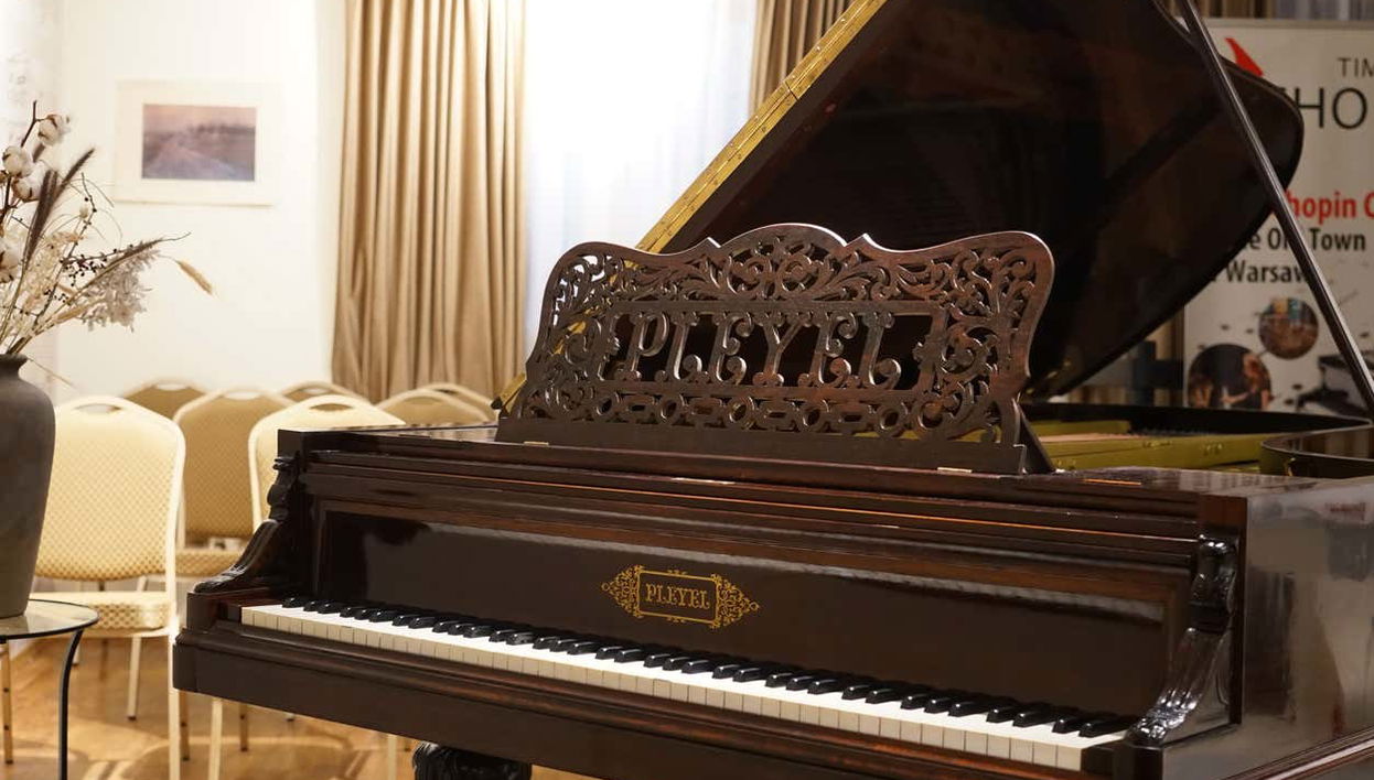 Un piano à queue Pleyel