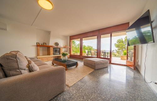 Villa Santa Cristina Primera Línea Playa Piscina Barbacoa Aire Acondicionado - Foto 2