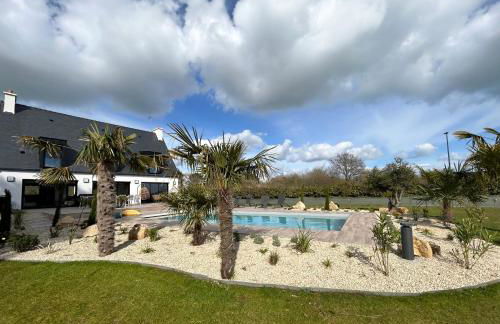 Superbe Villa à 200m de la plage tout confort avec piscine chauffée, couverte et spa - Foto 50