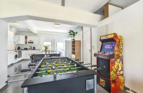 Loft für bis zu 12, Whirlpool, Infrarotsauna, Arcade-Spiele, Tischfußball, Wii - Foto 9