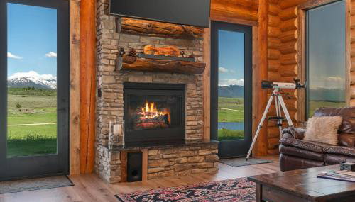 Luxe Teton View Log Cabin Hot Tub Large Groups - Foto 2