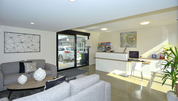 Zona de estar del vestíbulo