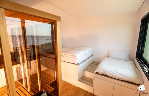 Villa Ponant 5 étoiles à Doëlan, piscine face mer - Foto 33