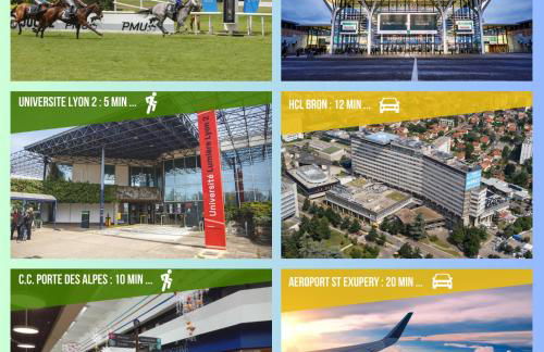 Appartement cosy avec grand balcon à Bron - Foto 16