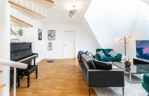 130 qm Maisonette-Penthouse - Dachterrasse mit exklusivem Panoramablick - Foto 14