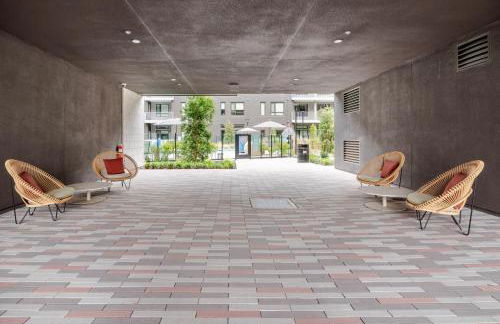 Blueground East Industrial pool AC nr park SFO-1850 - Foto 28