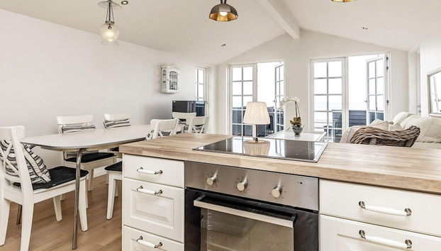 Beachfront Beauty in Hasmark - By Traum Ferienwohnungen - Foto 5, Cocina privada