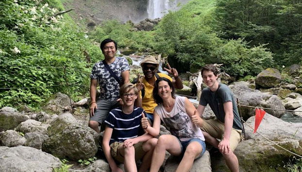 Foto de grupo en Hirayu