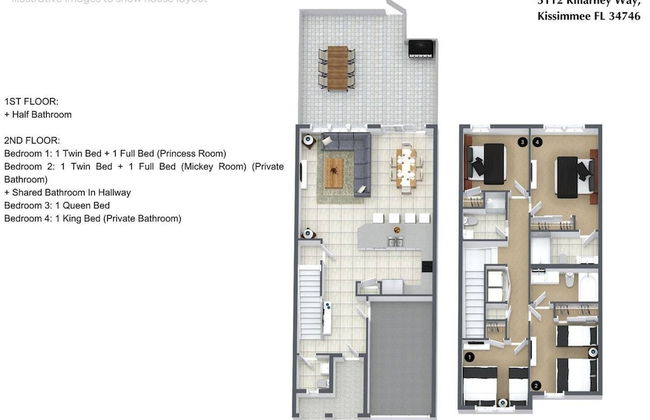 Cozy 4 Bedrooms Tranquility 8 Miles From Disney - Foto 5