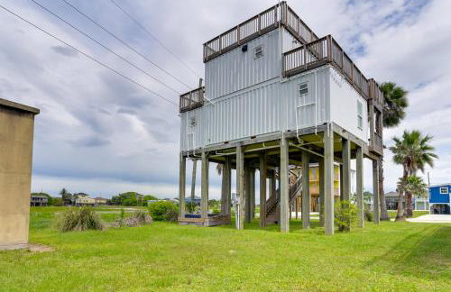 Rooftop Deck and Views! Pet-Friendly Galveston Home - Foto 29