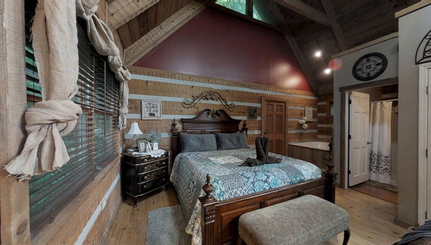 Blessed Nest 1 Bedroom Cabin by RedAwning - Foto 3, Habitación