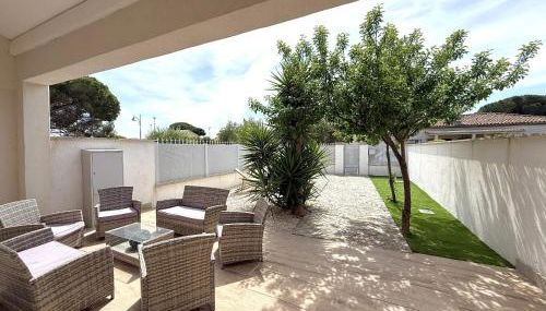 Villa des Salins à Hyères - Foto 5, Garden, sunbed, Garden view